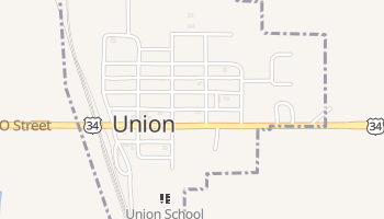Union, Nebraska map