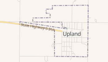 Upland, Nebraska map