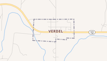Verdel, Nebraska map