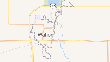 Wahoo, Nebraska map