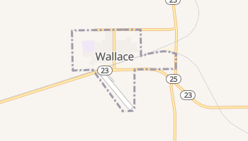Wallace, Nebraska map