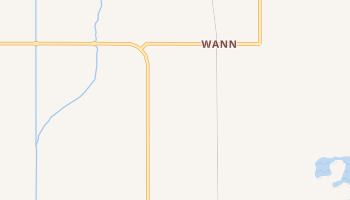 Wann, Nebraska map