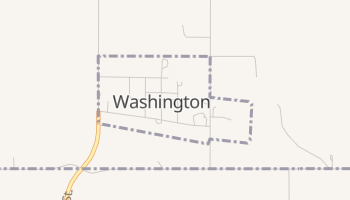 Washington, Nebraska map