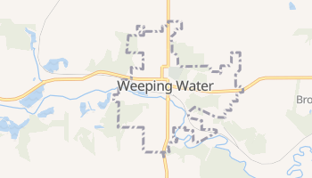 Weeping Water, Nebraska map