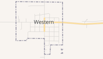 Western, Nebraska map