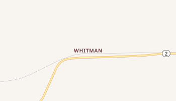 Whitman, Nebraska map
