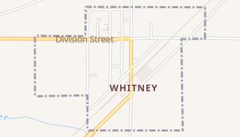 Whitney, Nebraska map