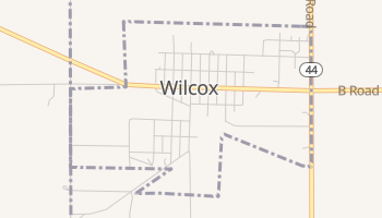 Wilcox, Nebraska map