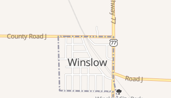 Winslow, Nebraska map