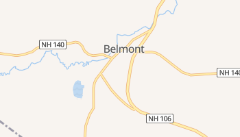 Belmont, New Hampshire map