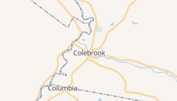 Colebrook, New Hampshire map