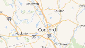 Concord, New Hampshire map