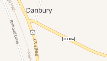 Danbury, New Hampshire map