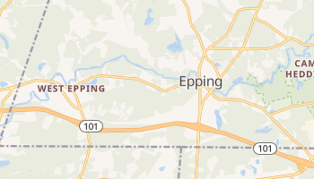 Epping, New Hampshire map
