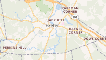 Exeter, New Hampshire map