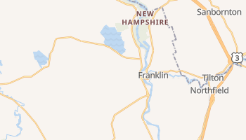 Franklin, New Hampshire map