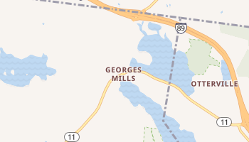 Georges Mills, New Hampshire map