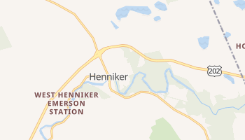 Henniker, New Hampshire map