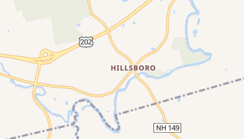 Hillsboro, New Hampshire map