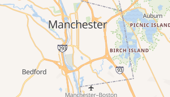 Manchester, New Hampshire map