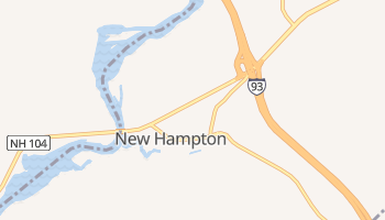 New Hampton, New Hampshire map