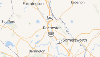 Rochester, New Hampshire map