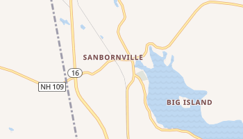 Sanbornville, New Hampshire map