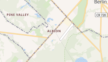Albion, New Jersey map