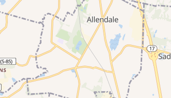 Allendale, New Jersey map