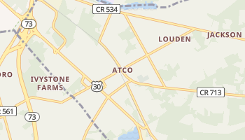 Atco, New Jersey map