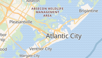 Atlantic City, New Jersey map