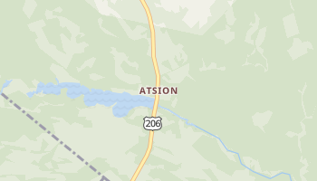 Atsion, New Jersey map