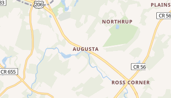 Augusta, New Jersey map