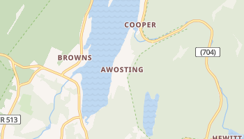 Awosting, New Jersey map