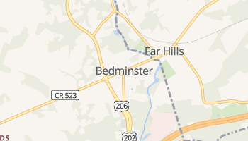 Bedminster, New Jersey map