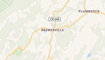 Beemerville, New Jersey map