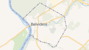 Belvidere, New Jersey map