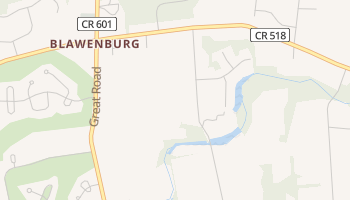Blawenburg, New Jersey map