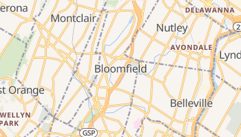 Bloomfield, New Jersey map