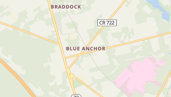 Blue Anchor, New Jersey map