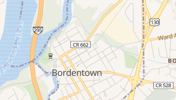 Bordentown, New Jersey map