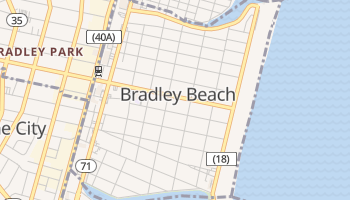 Bradley Beach, New Jersey map
