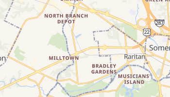 Bradley Gardens, New Jersey map