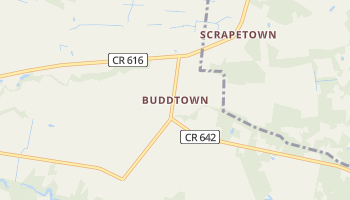 Buddtown, New Jersey map