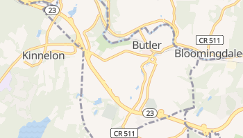 Butler, New Jersey map