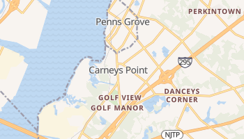 Carneys Point, New Jersey map