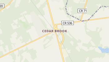 Cedar Brook, New Jersey map