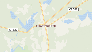 Chatsworth, New Jersey map