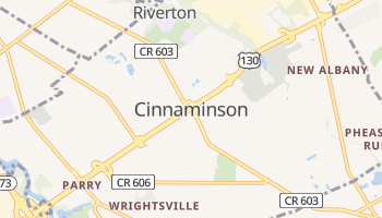 Cinnaminson, New Jersey map