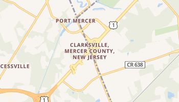 Clarksville, New Jersey map